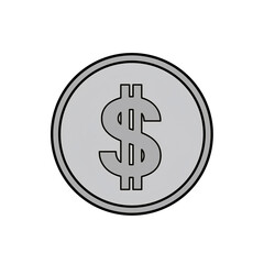 Obraz premium Dollar Icon PNG – Money and Finance Symbol with Transparent Background