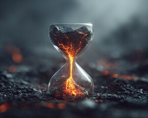 Burning Hourglass