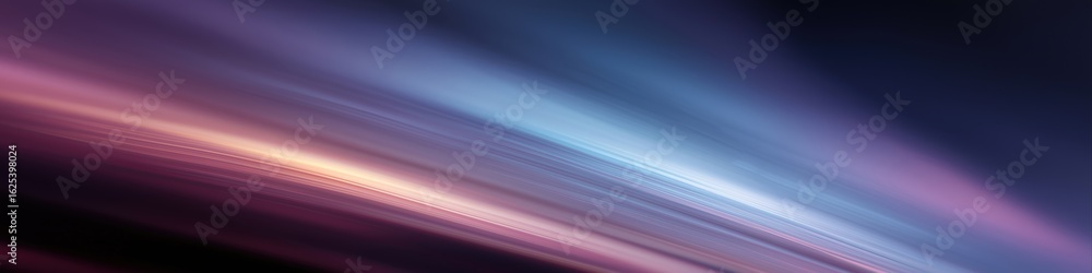 Poster dynamic abstract light streaks in gradient colors