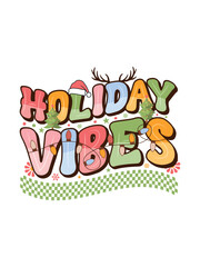 Christmas typography T-shirt Design