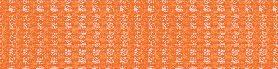 Fototapeta premium Abstract vintage squiggle seamless vector edging. Gender neutral artistic repeatable curl for ribbon, border and hand drawn design.