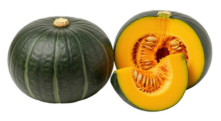 Isolated kabocha squash