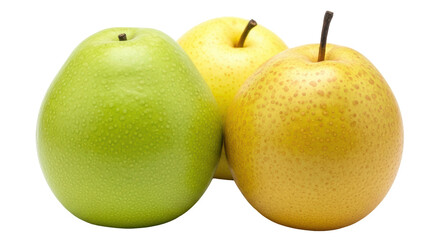 Isolated Asian Pears