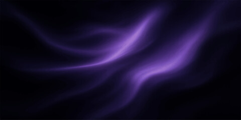 Dark blue flowing silk texture with smooth waves and soft light on fabric background