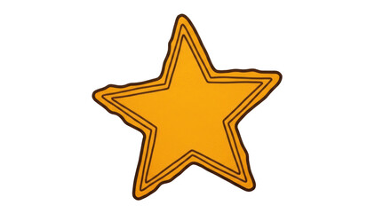 Isolated Cookie Star