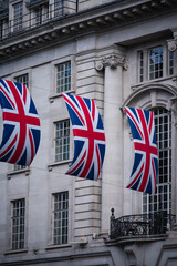 United Kingdom Flag in London, Enlgand