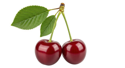 Isolated Cherries