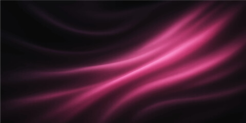 Abstract silk fabric in vibrant pink with smooth elegant wave motion