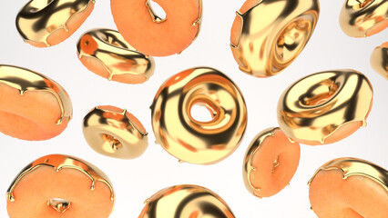 Golden Donut Cascade
