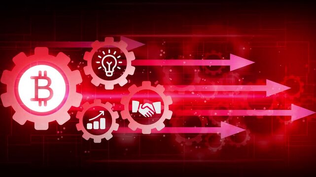 bit coin stable coin currency business and digital money hologram symbol appears on a digital background. digital money logo with rotation HUD UI circle technology interface and futuristic elements.