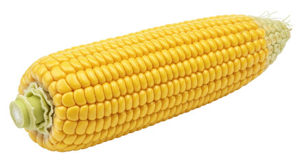 Isolated Fresh Corn on the Cob