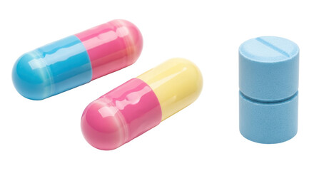 Isolated Capsules and Pills