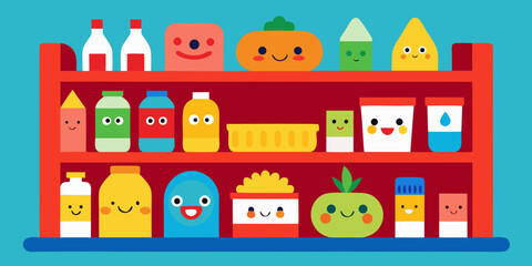 cartoon house with houses