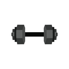 (Minimalist Dumbbell Dark Scene. A sleek gym apparatus against a deep void, conveying power and commitment to fitness pursuits and exercise routines. Represents discipline and health.)