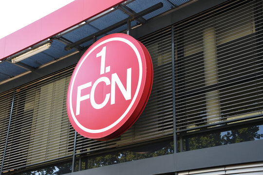 Nuremberg, Bavaria, Germany - July 4, 2025: Logo of german football club 1.FC N&uuml;rnberg in Nuremberg, Bavaria