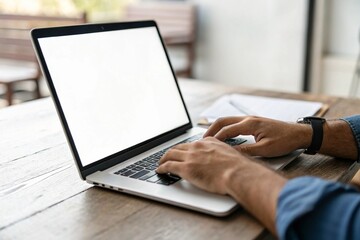 man working on laptop