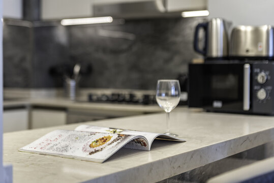 Inviting vacation rental apartment with fully furnished, contemporary interiors. Vacation rental collection or series.