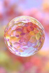 Abstract Colorful Geometric Sphere