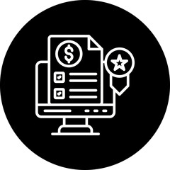 Fototapeta premium Certificate Icon