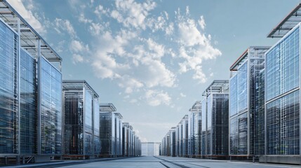 Efficient Data Center with Sustainable Cooling Technology for Eco-Friendly Operations