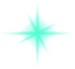 Obraz premium blue flash light