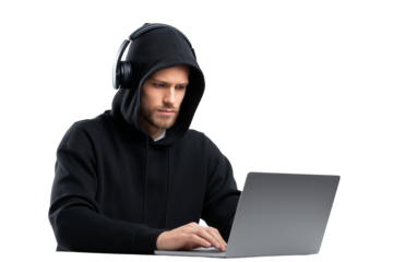     Query successful

Concentrated IT engineer in a black hoodie and headphones working on a laptop. A dynamic photo for cybersecurity, programming, and technology-related projects.