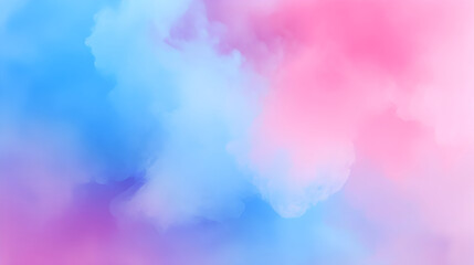 Soft pastel watercolor background with blended shades of pink blue and purple creating a dreamy and ethereal abstract texture