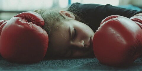 An Exhausted Boxer Reflects on the Various Challenges Faced During Training Sessions