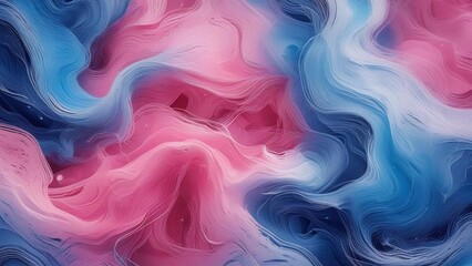Fototapeta premium A vibrant abstract background featuring swirling blue and pink scratch marks, rendered with a bokeh effect creating a soft, out-of-focus glow.