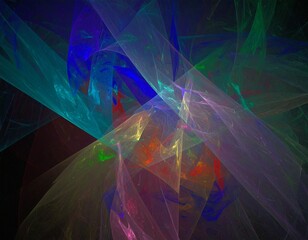 Centered abstract multicolored background
