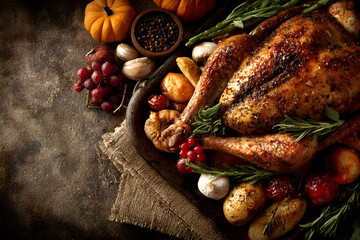 Thanksgiving dinner background
