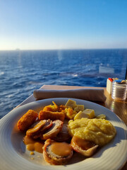 breakfast on the beach