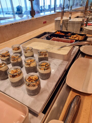 restaurant table in a restaurant