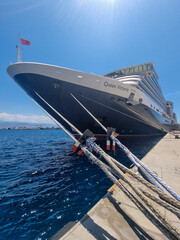 cruise ship in port