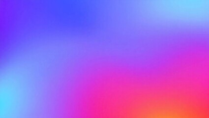 Fototapeta premium Pink magenta blue purple abstract color gradient background grainy texture effect web banner header poster design