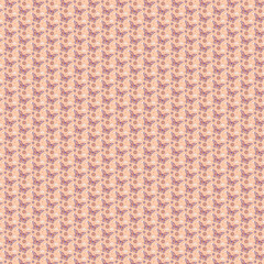 Vintage butterfly  Pattern in Soft Pink 
