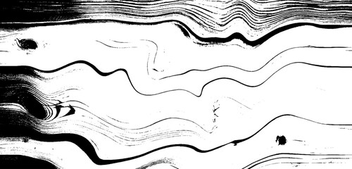 Monochrome marble vector texture. Abstract liquid wavy background. Black and white liquid texture.