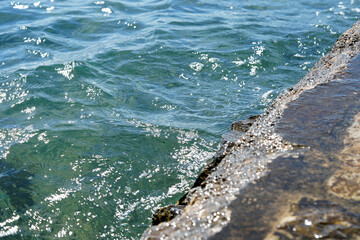 waves on the beach