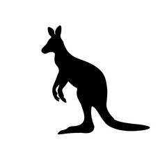 Kangaroo silhouette