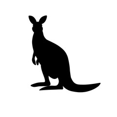 Kangaroo silhouette