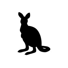 Kangaroo silhouette