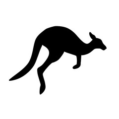 Kangaroo silhouette