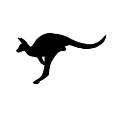 Kangaroo silhouette