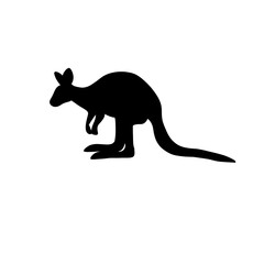 Kangaroo silhouette