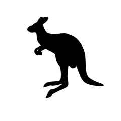 kangaroo sillhouette