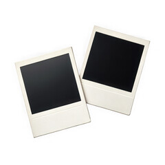 Blank photo frame background template