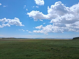 landscape with clouds