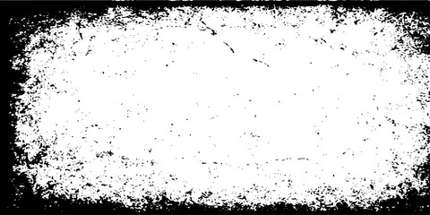 Abstract grunge black and white distressed texture background, Old black and white grunge background. Monochrome abstract texture of dust, smudges, cracks, scuffs, scratches, chips to print. 