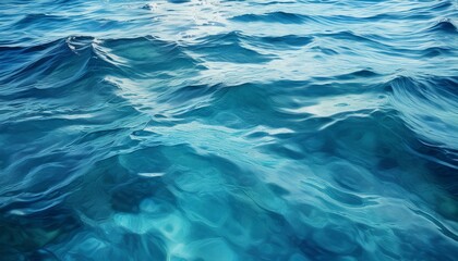 Obraz premium seamless blue water surface