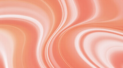 Flowing, abstract design with soft orange and white hues, creating a sense of movement.